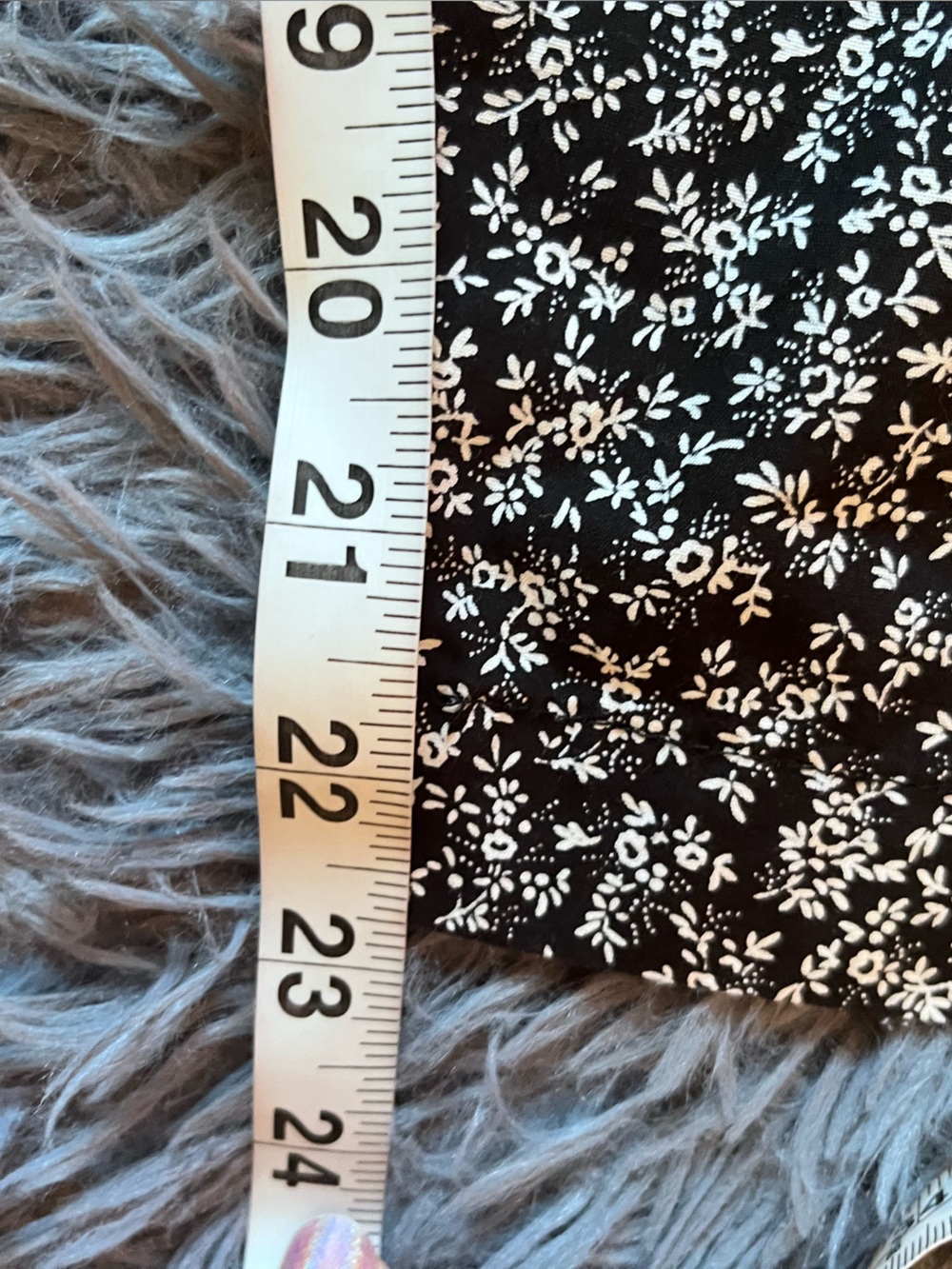 Vintage GAP Black Ditsy Floral Print Cotton Balloon Cropped Pants Size S - Picture 5 of 5